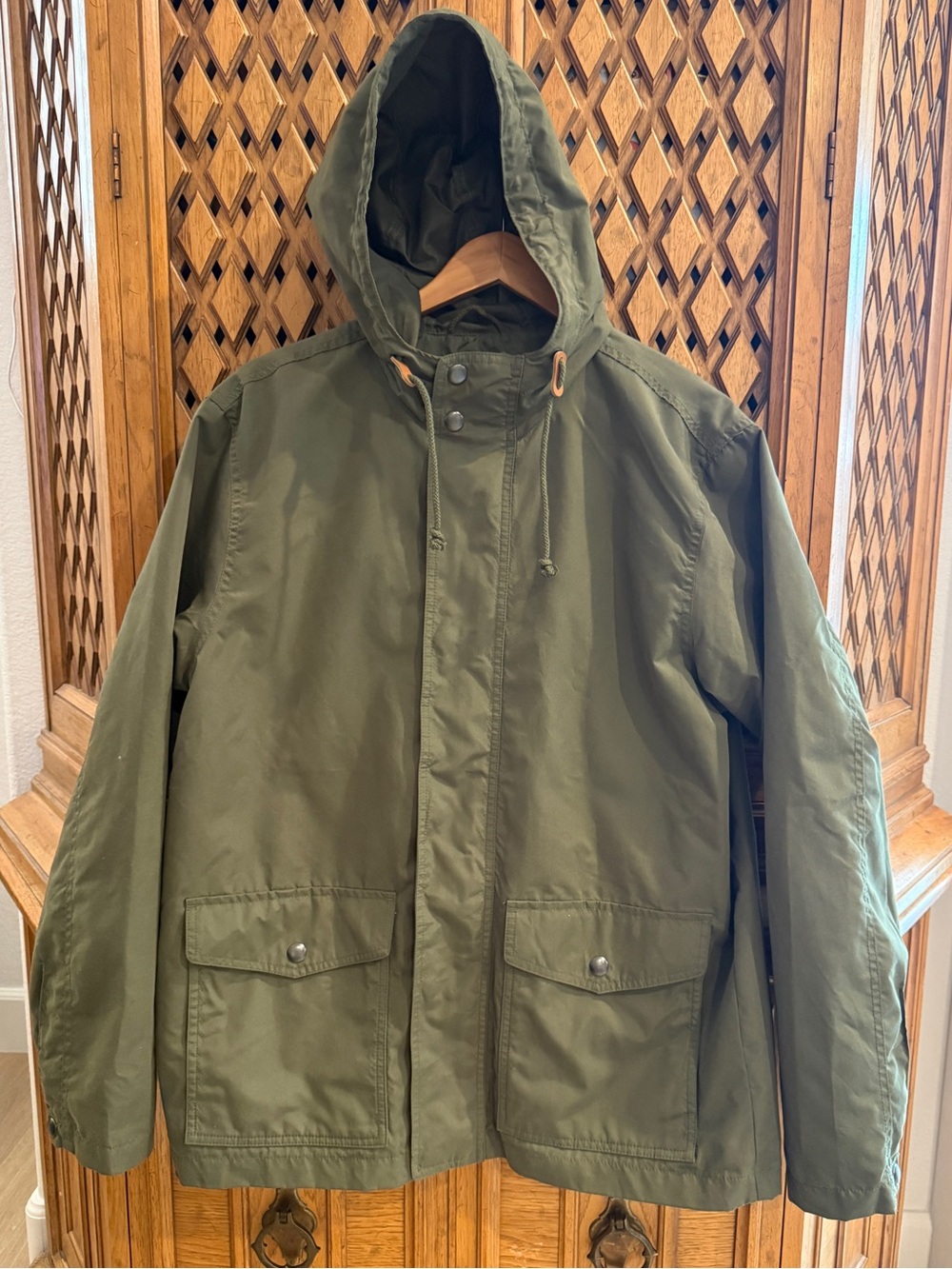 Old Navy Olive Green Hooded Jacket